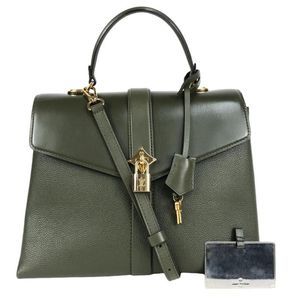 Louis Vuitton Rose Des Vents MM Handbag Grained Calf Smooth Calf khaki